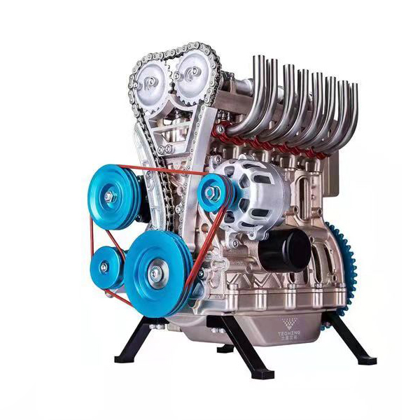 Four-cylinder Engine Metal Assembly Model Alloy Me..